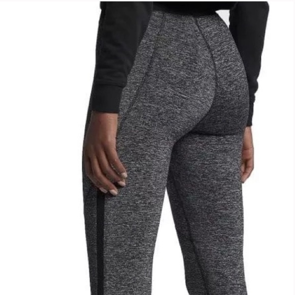 Nike Pro Hypercool Grey and Black Space dyed Neutral mesh tights leggings - Picture 3 of 13